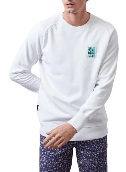 Sudadera Altonadock Paradise Blanco Para Hombre