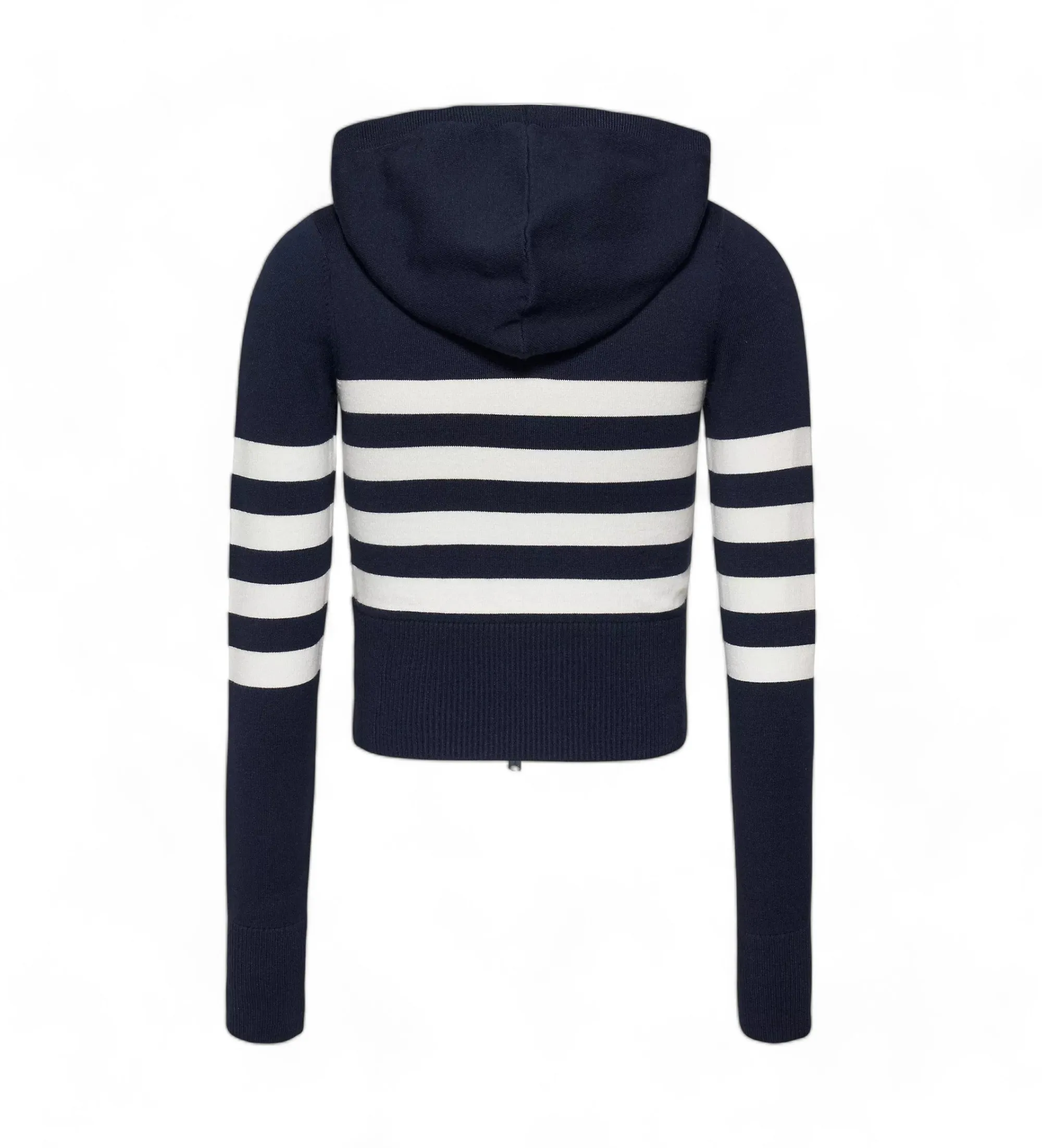 Sudadera de corte slim con capucha y parche marino