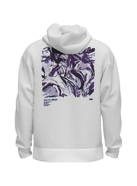 Sudadera Levis Mark Blanco para Hombre