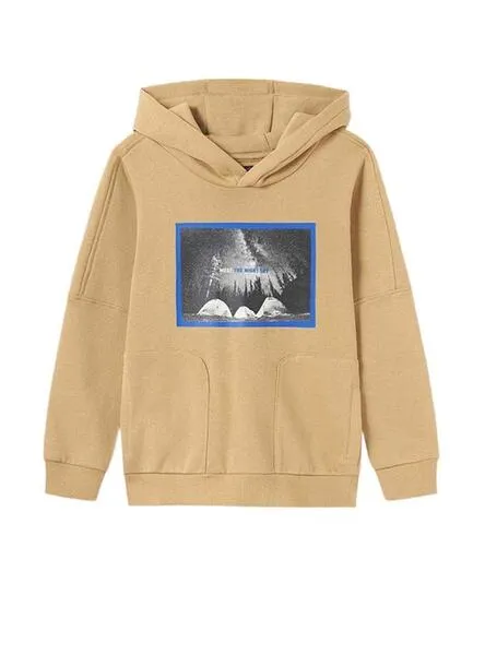 Sudadera Mayoral Photo Print Marrón para Niño