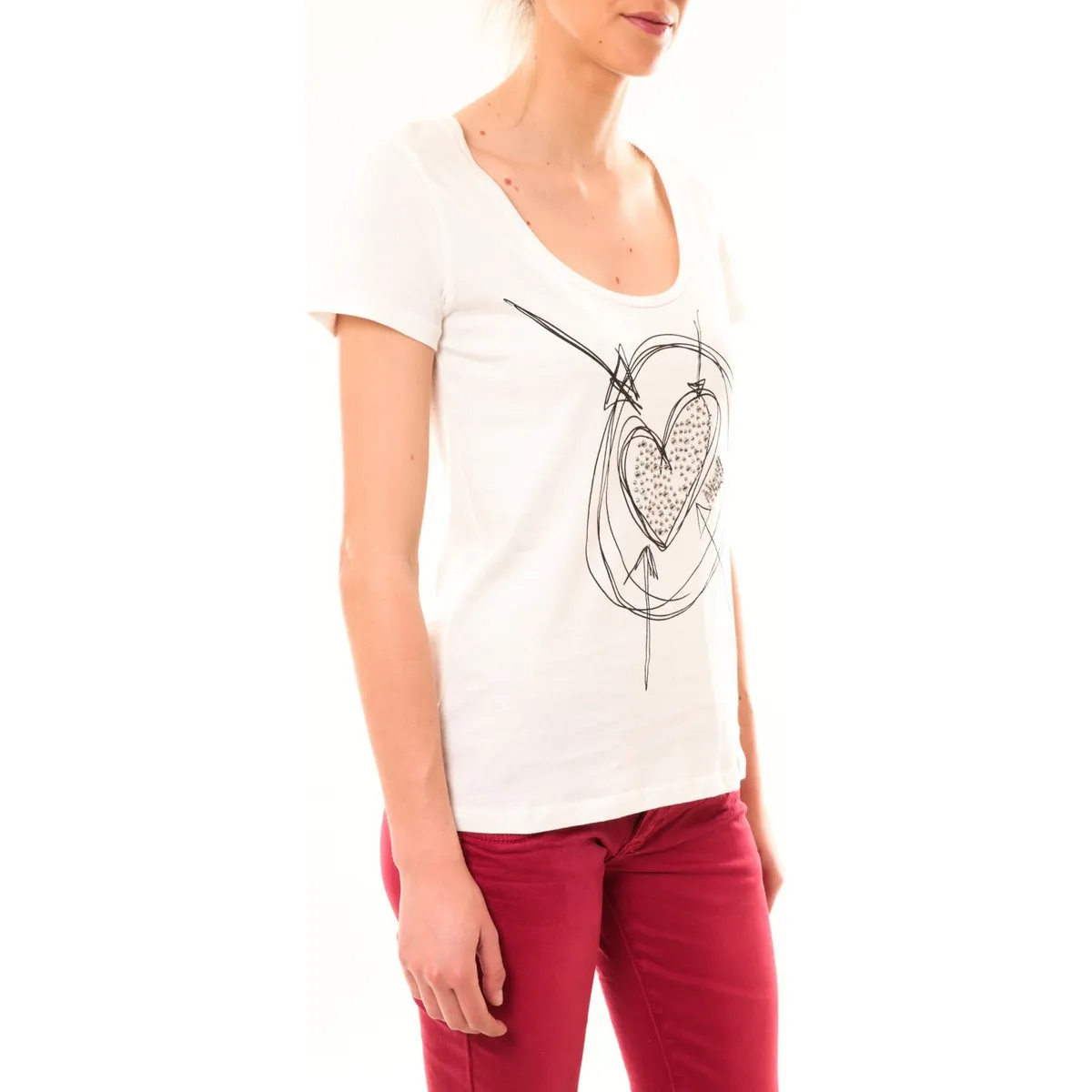 TSHIRT ELISA 51T25D6 BLANC