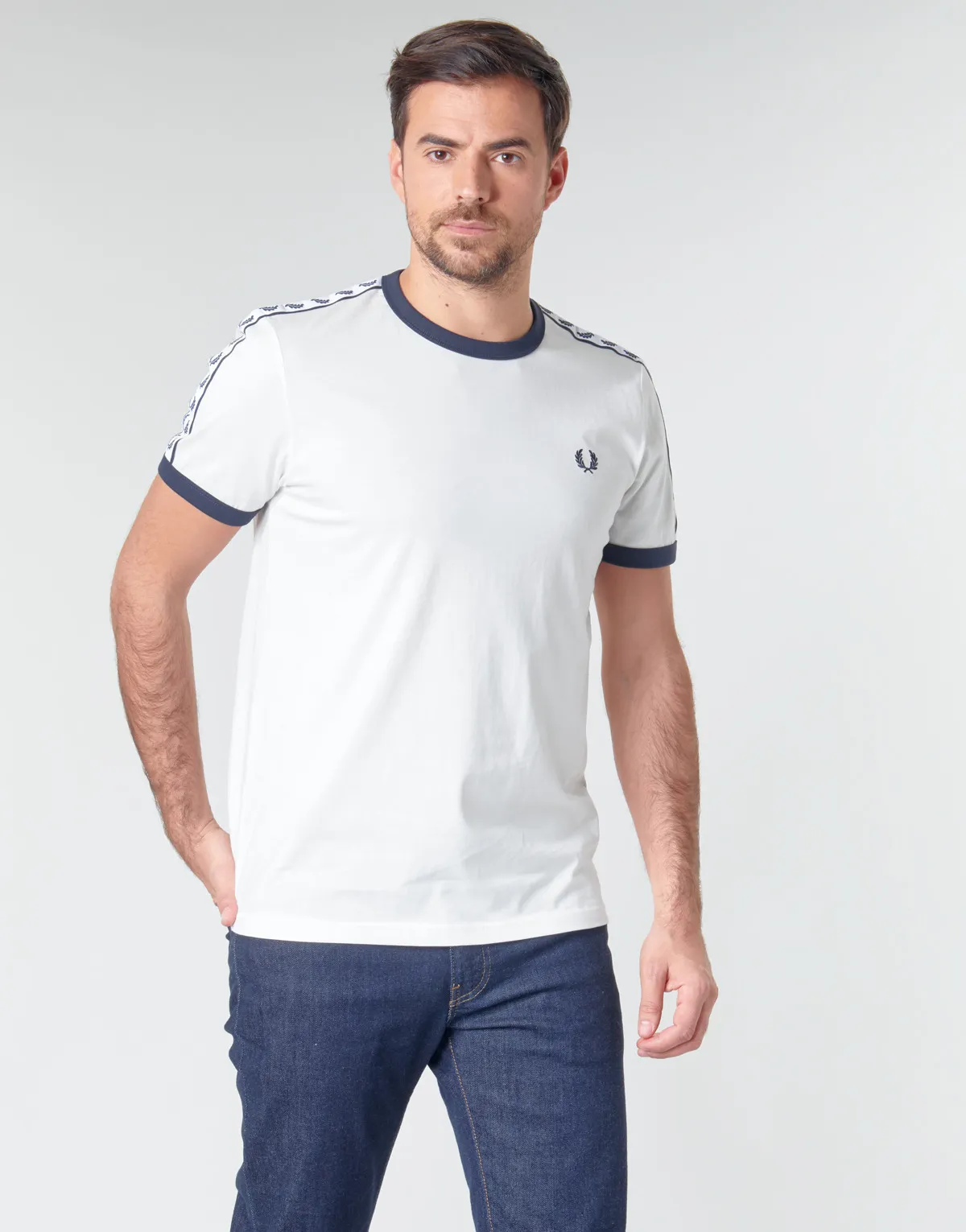 TAPED RINGER TSHIRT