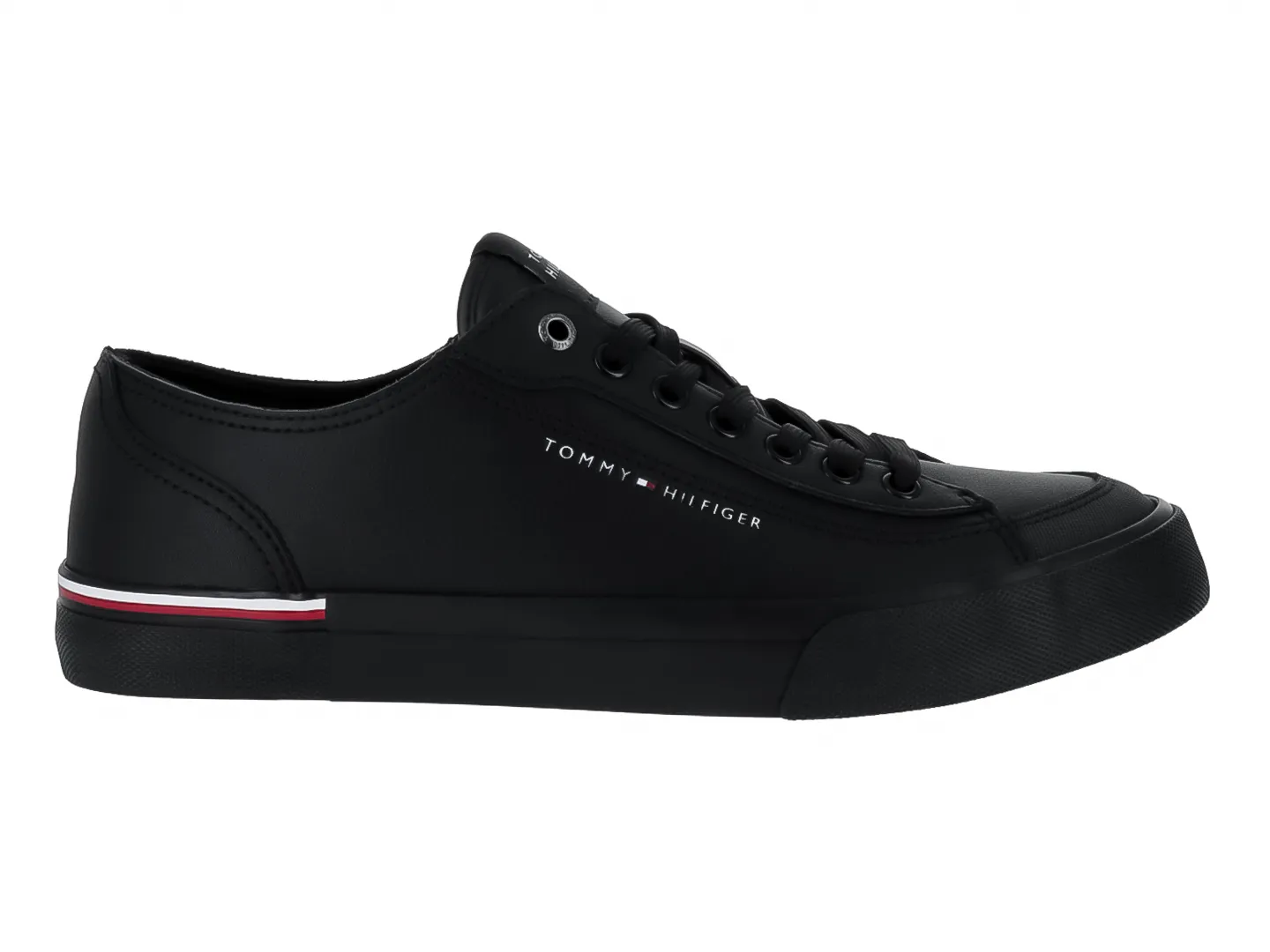 Tenis Tommy Hilfiger Corporate Negro Para Hombre
