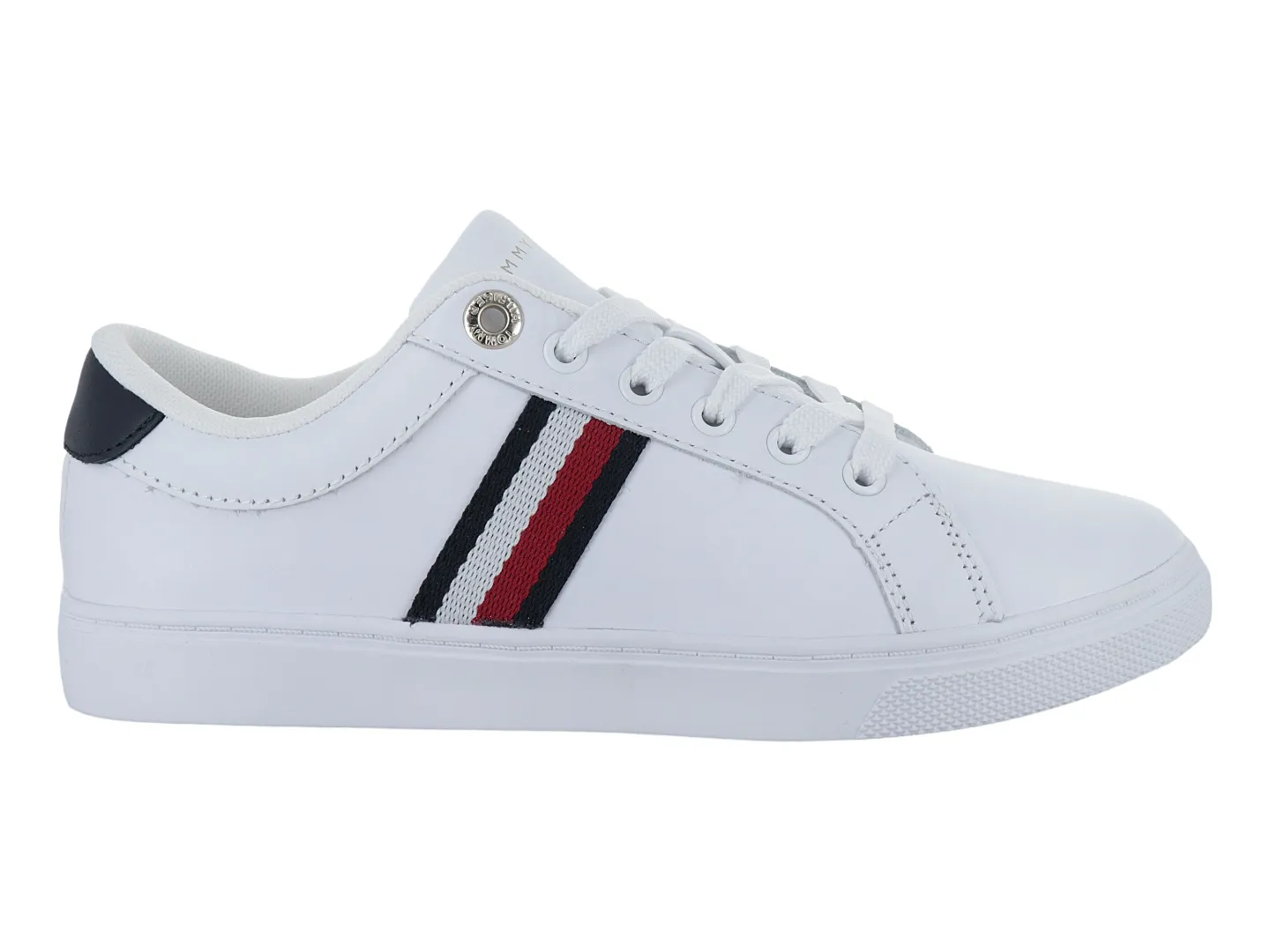 Tenis Tommy Hilfiger Essential Blanco Para Mujer