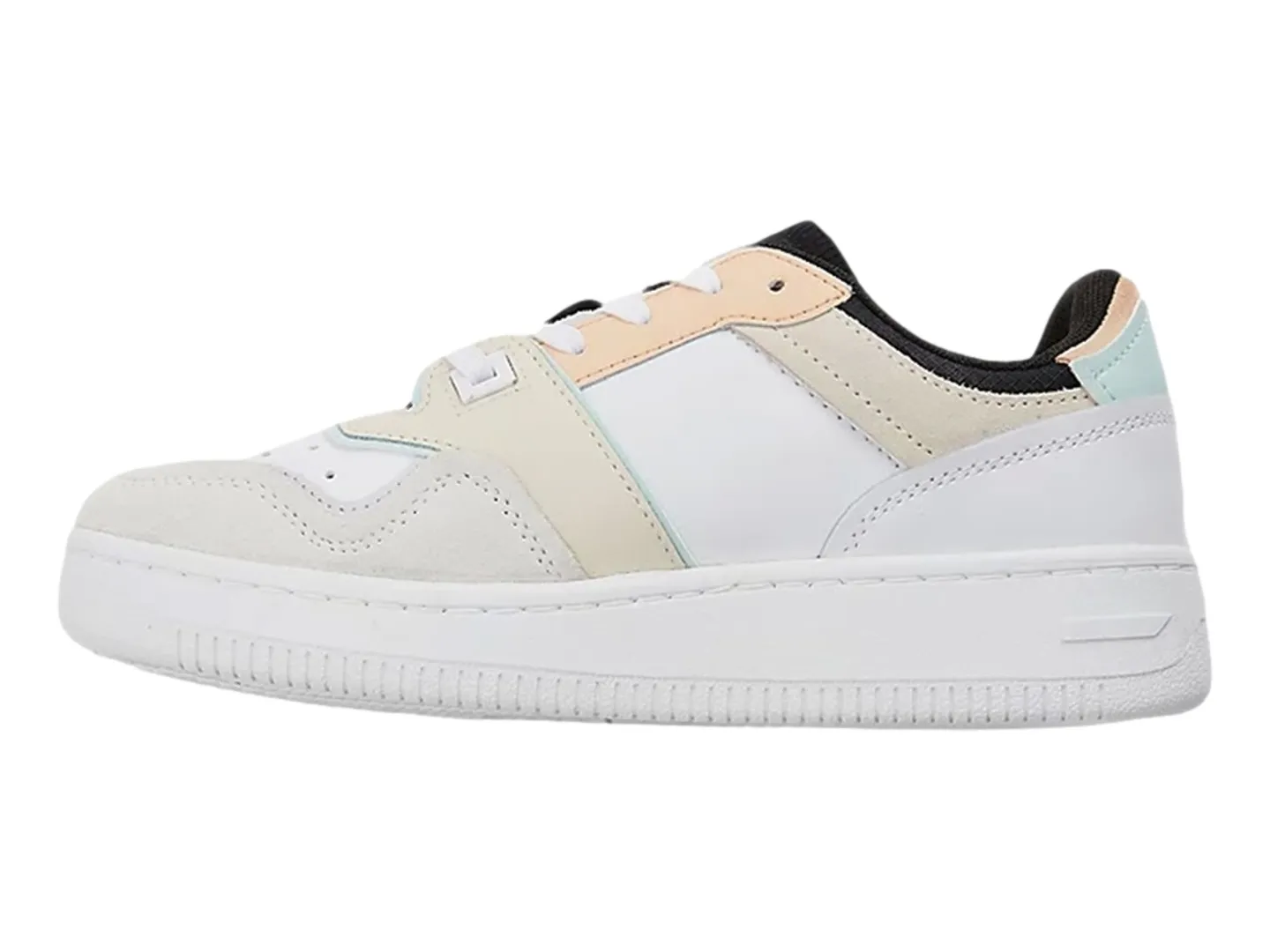 Tenis Tommy Hilfiger Jeans Decon Blanco Para Mujer