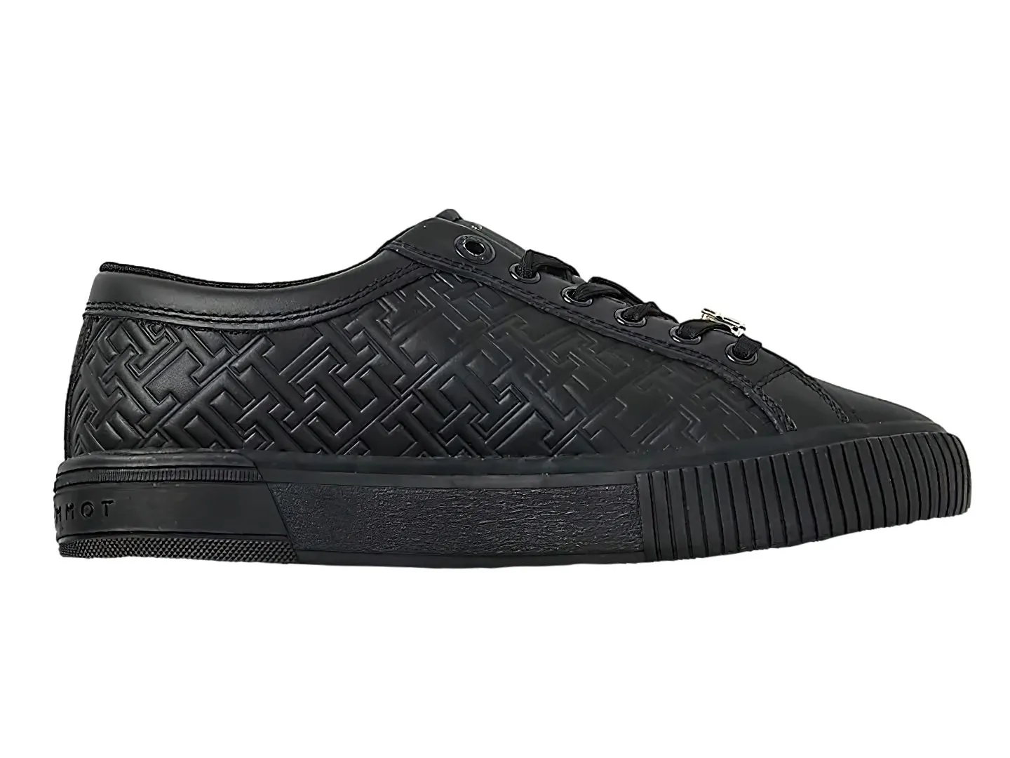 Tenis Tommy Hilfiger Monogram Negro Para Mujer