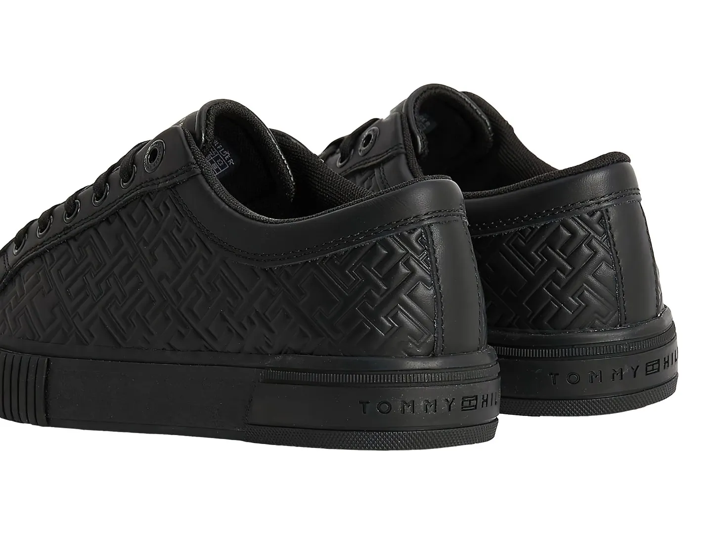 Tenis Tommy Hilfiger Monogram Negro Para Mujer