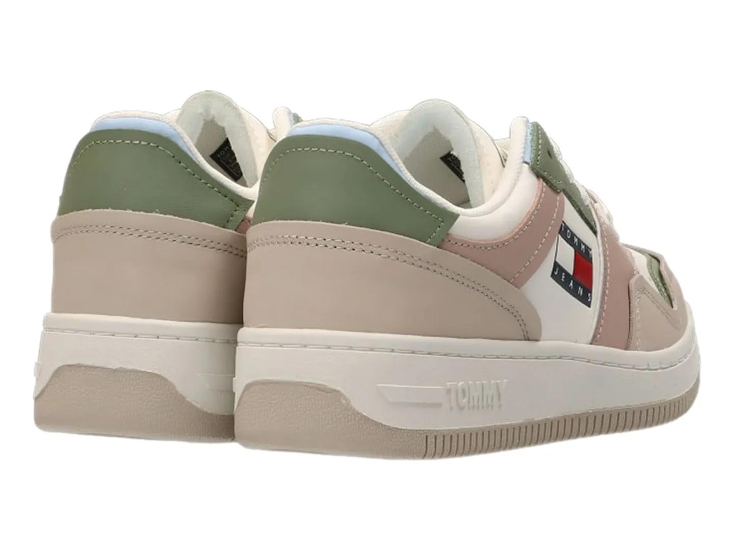 Tenis Tommy Hilfiger N01843 Beige Para Mujer