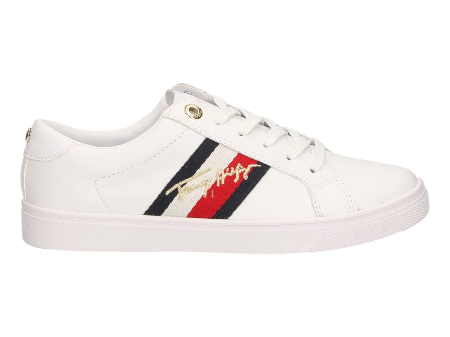 Tenis Tommy Hilfiger Th Signature Cupsole Sneaker Para Mujer