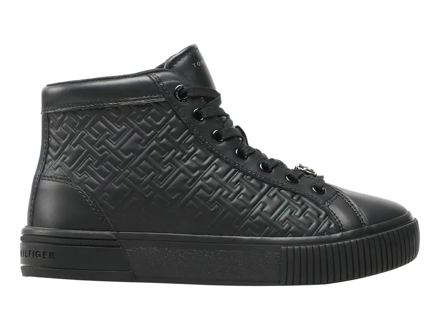 Tenis Tommy Hilfiger W06856 Negro Para Mujer