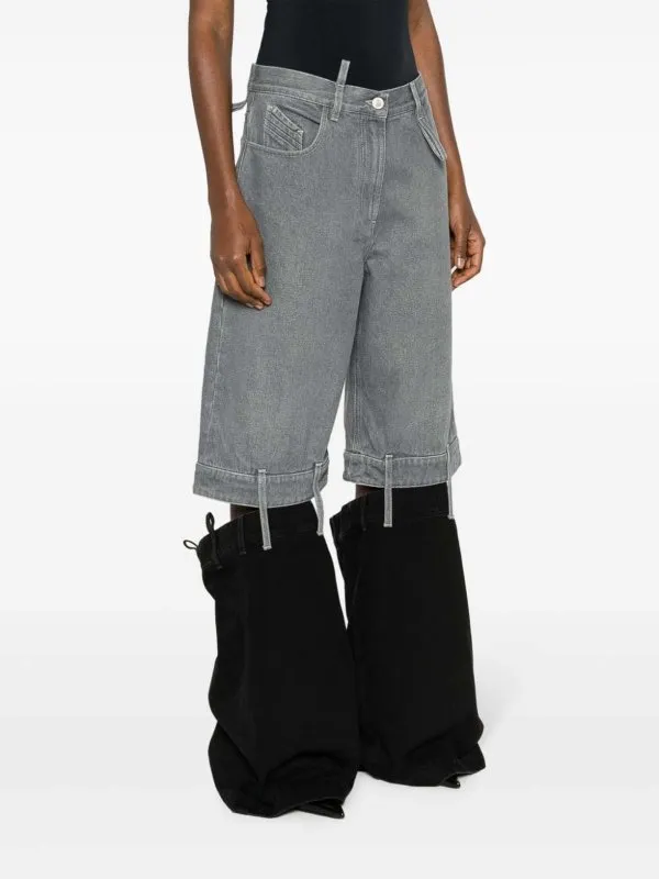 THE ATTICO JEANS BOOTCUT  NEGRO