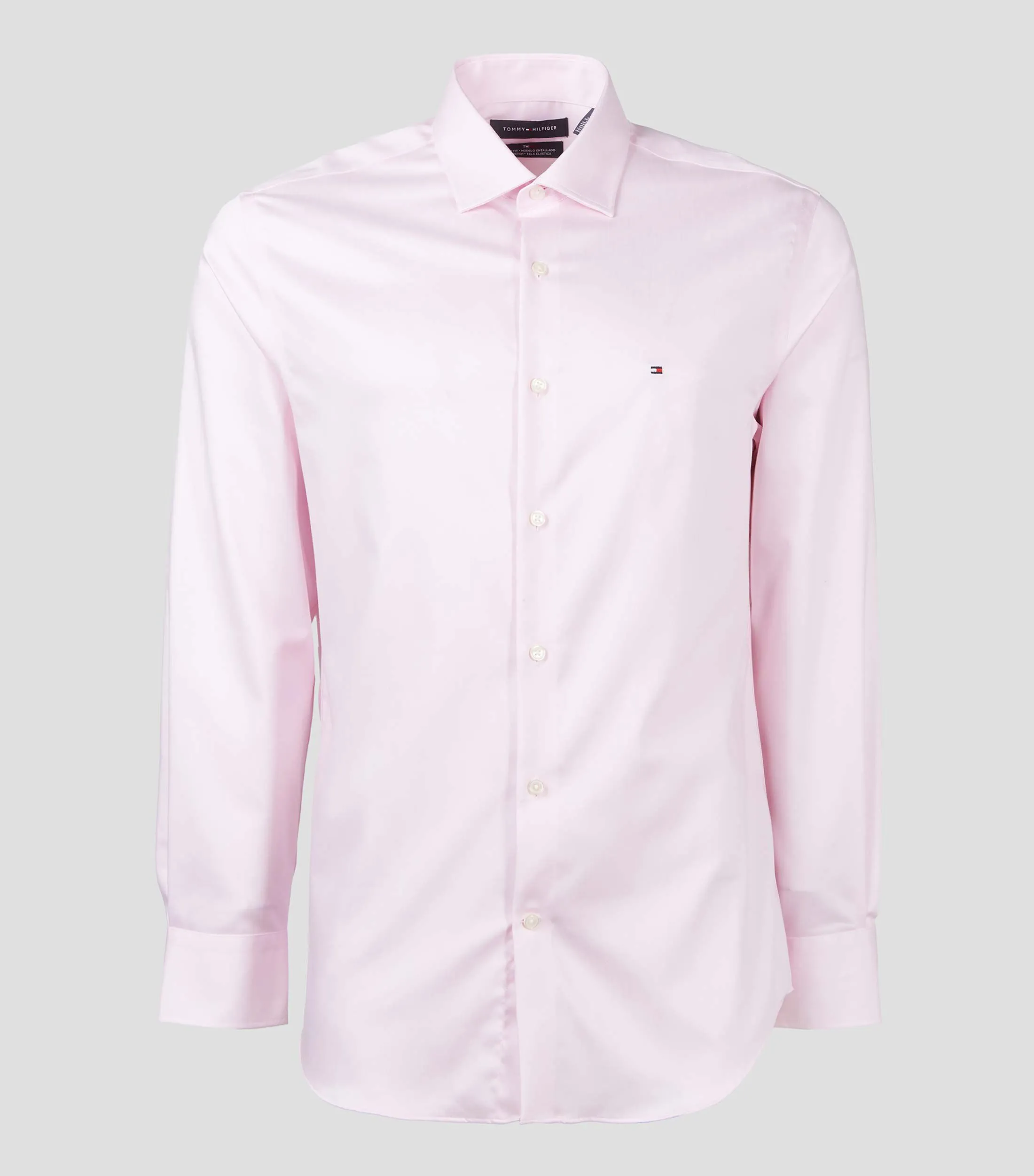 Tommy Hilfiger Camisa lisa de manga larga Hombre