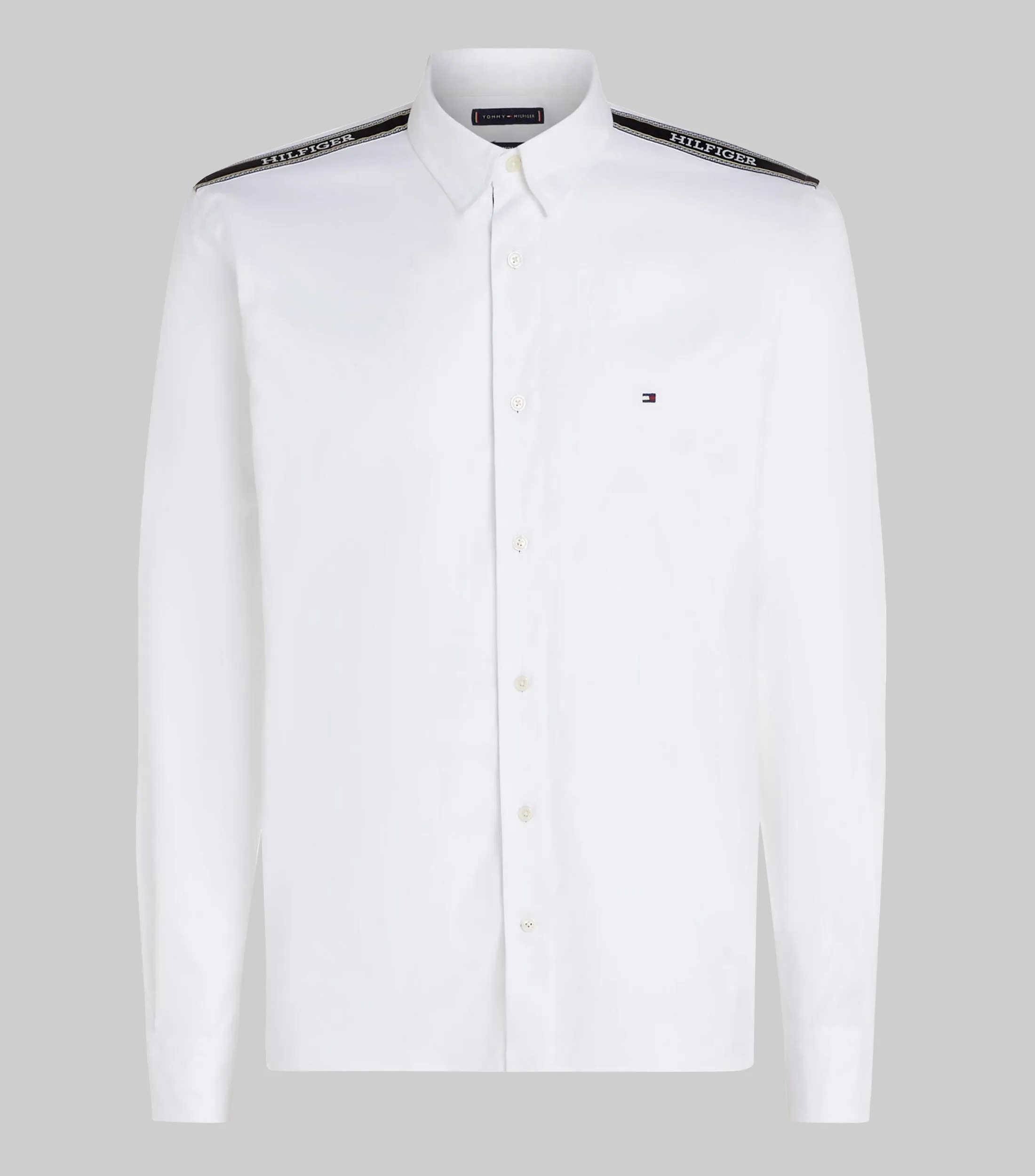 Tommy Hilfiger Camisa lisa manga larga Hombre