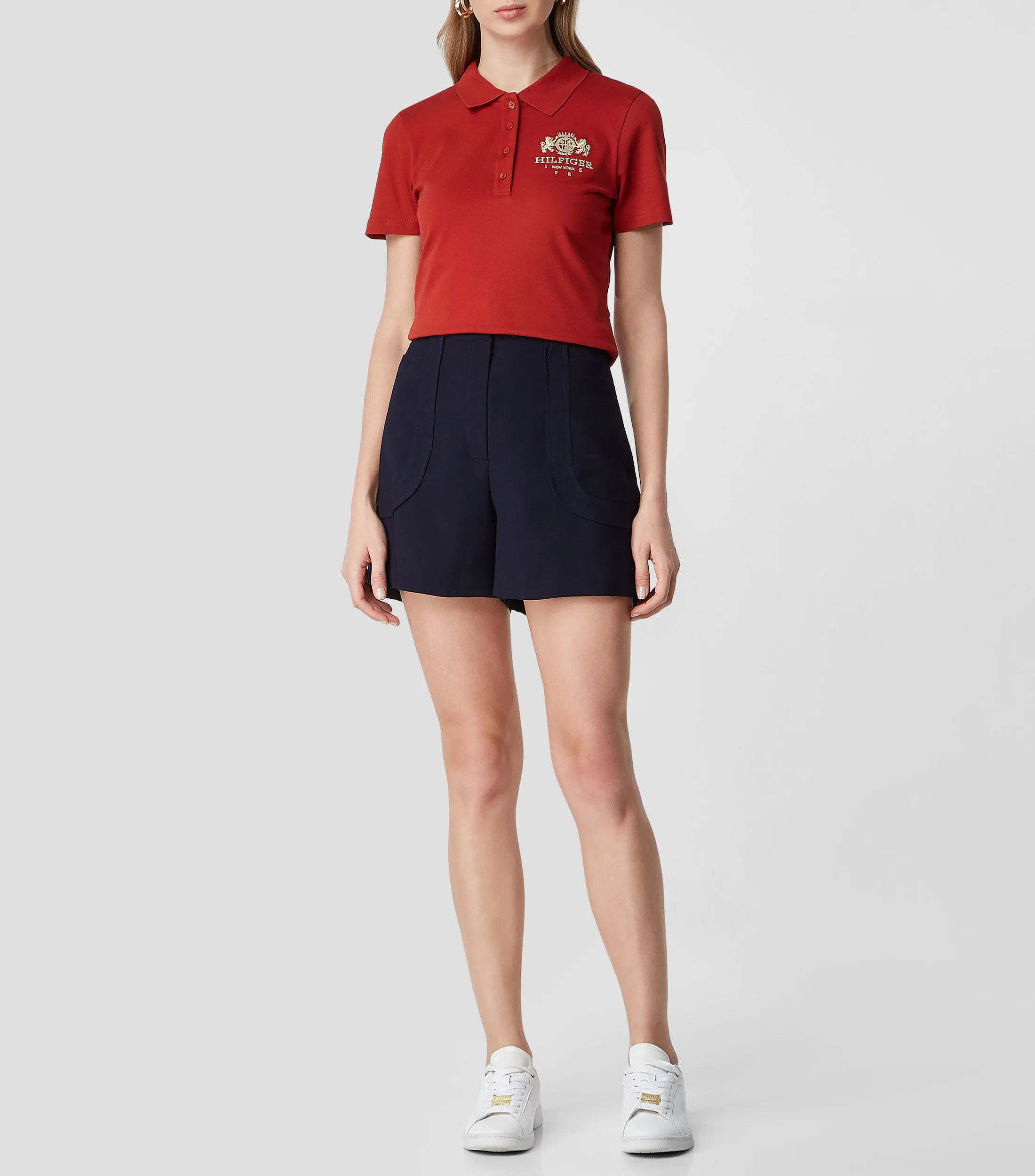 Tommy Hilfiger Playera tipo polo de manga corta Mujer