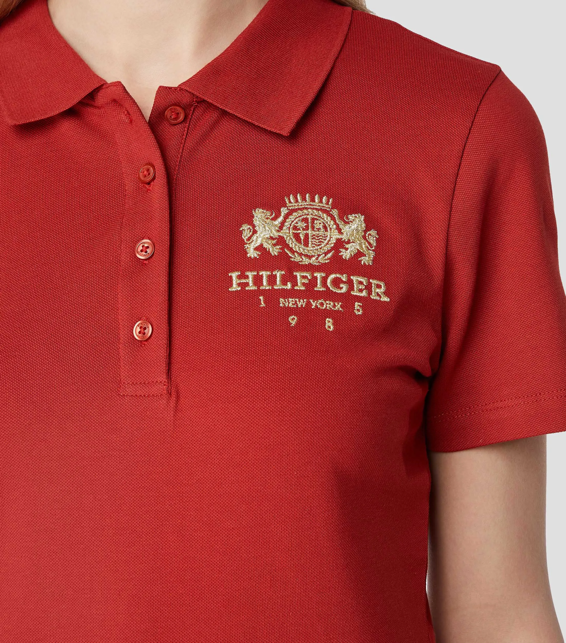 Tommy Hilfiger Playera tipo polo de manga corta Mujer