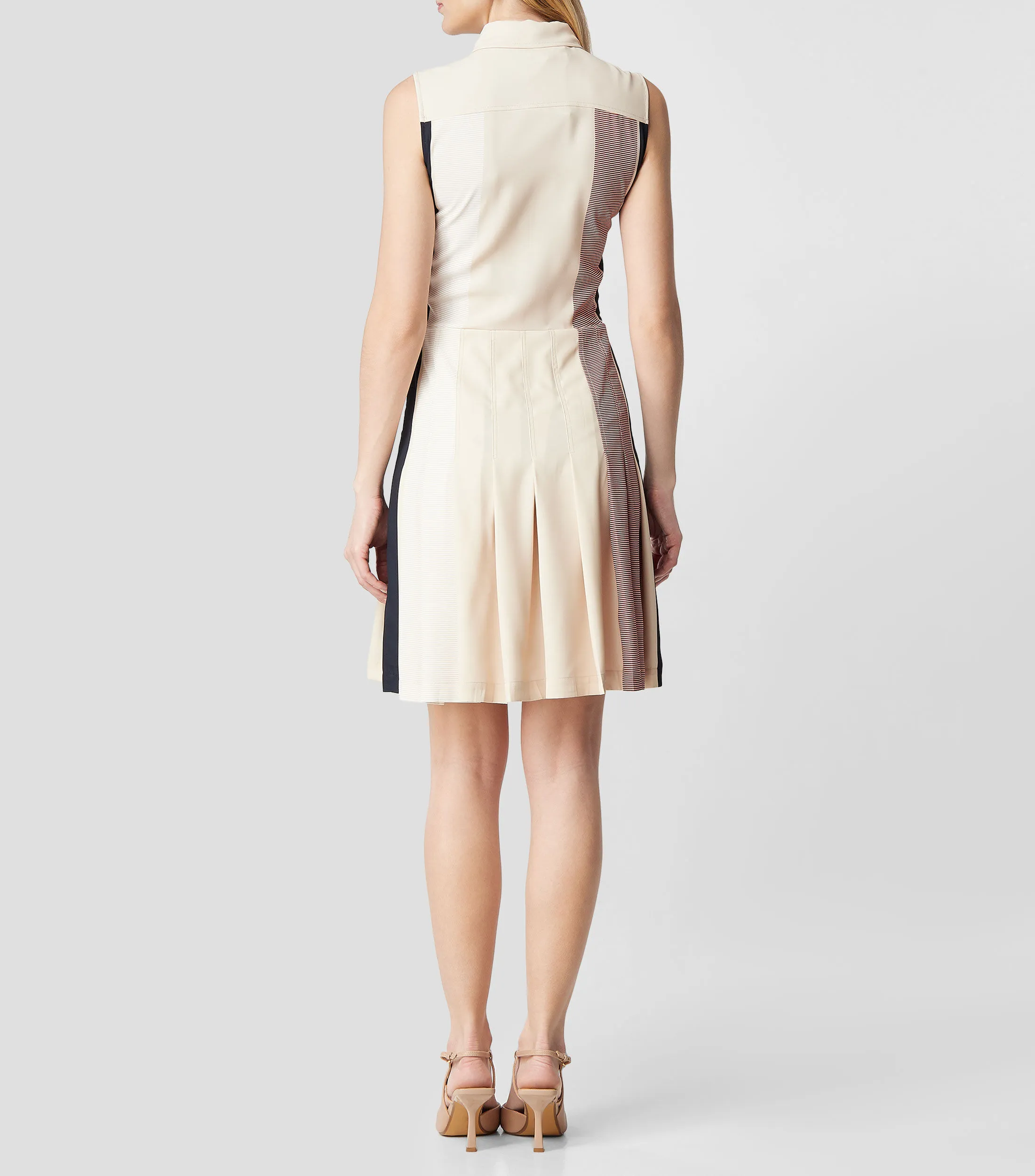 Tommy Hilfiger Vestido midi con bloques a contraste sin mangas Mujer