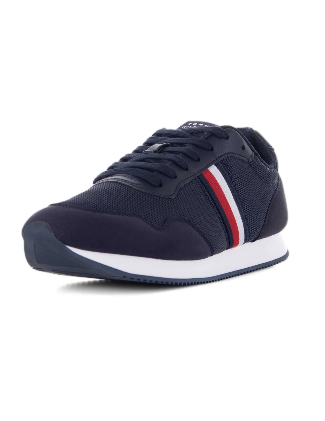 TOMMY HILFIGER  ZAPATILLAS AZUL MARINO CORE LOW RUNNER FM0FM04504 HOMBRE