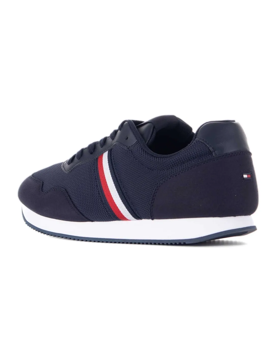 TOMMY HILFIGER  ZAPATILLAS AZUL MARINO CORE LOW RUNNER FM0FM04504 HOMBRE