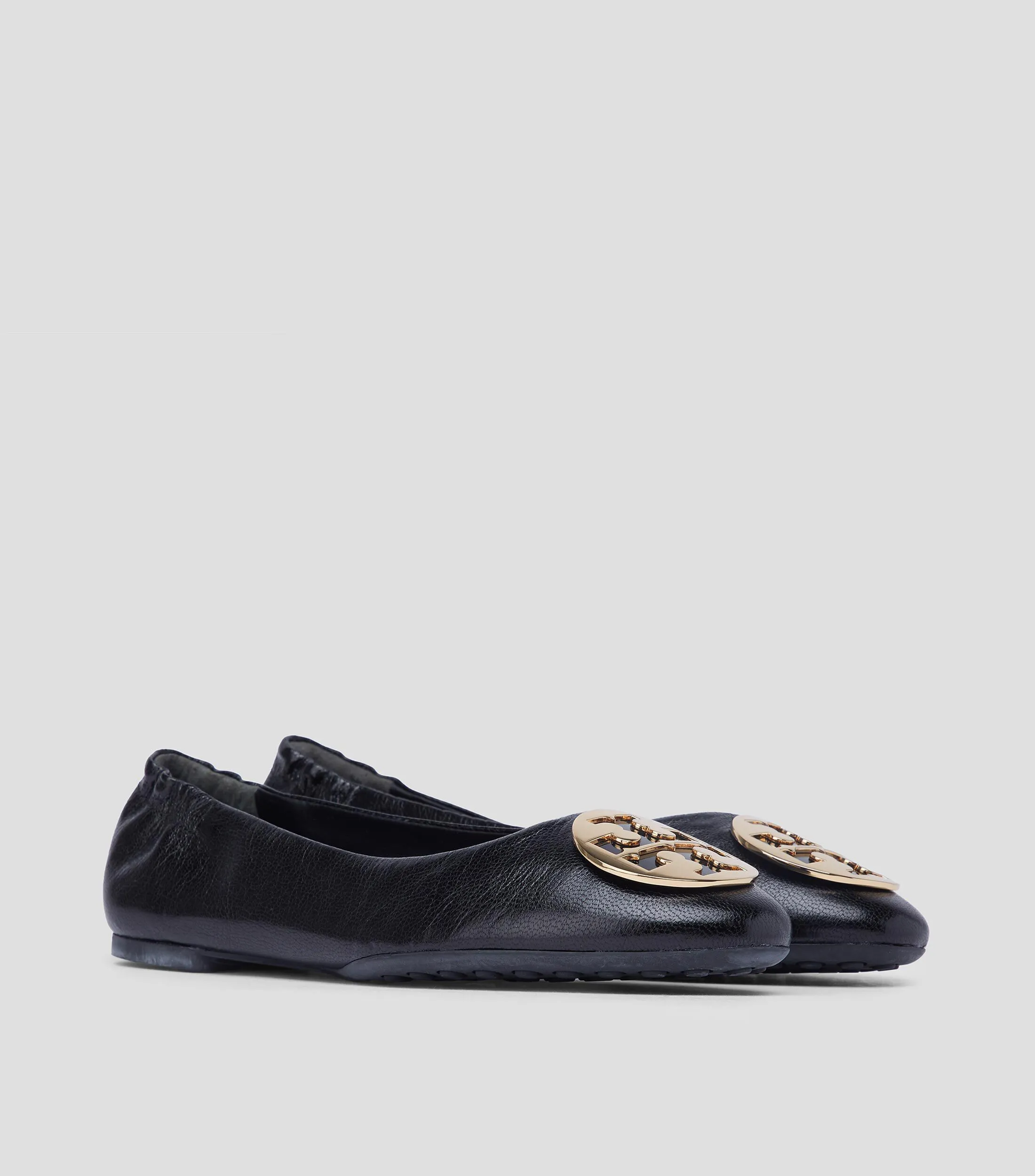 Tory Burch Flats Claire en piel con marca Mujer