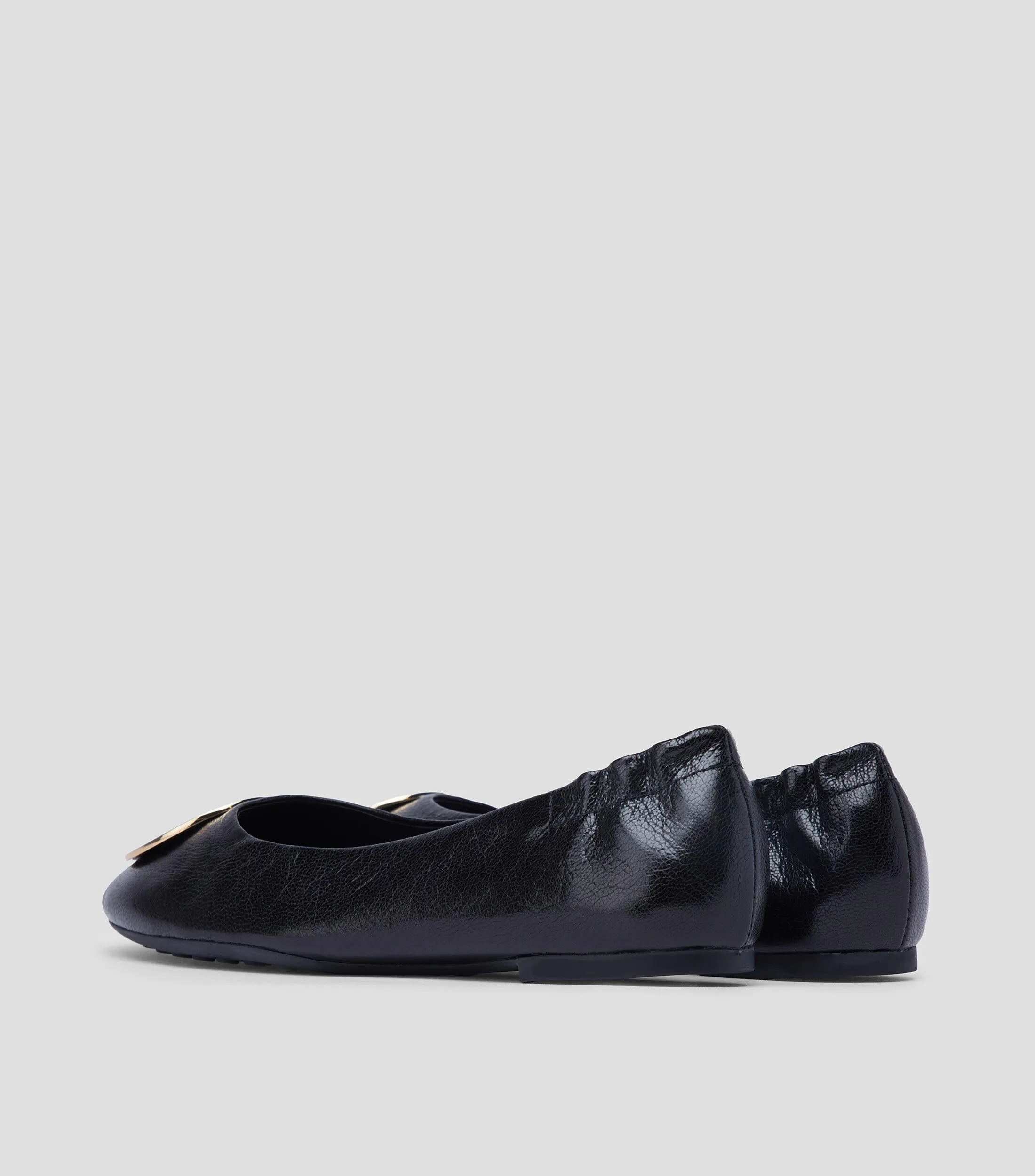 Tory Burch Flats Claire en piel con marca Mujer
