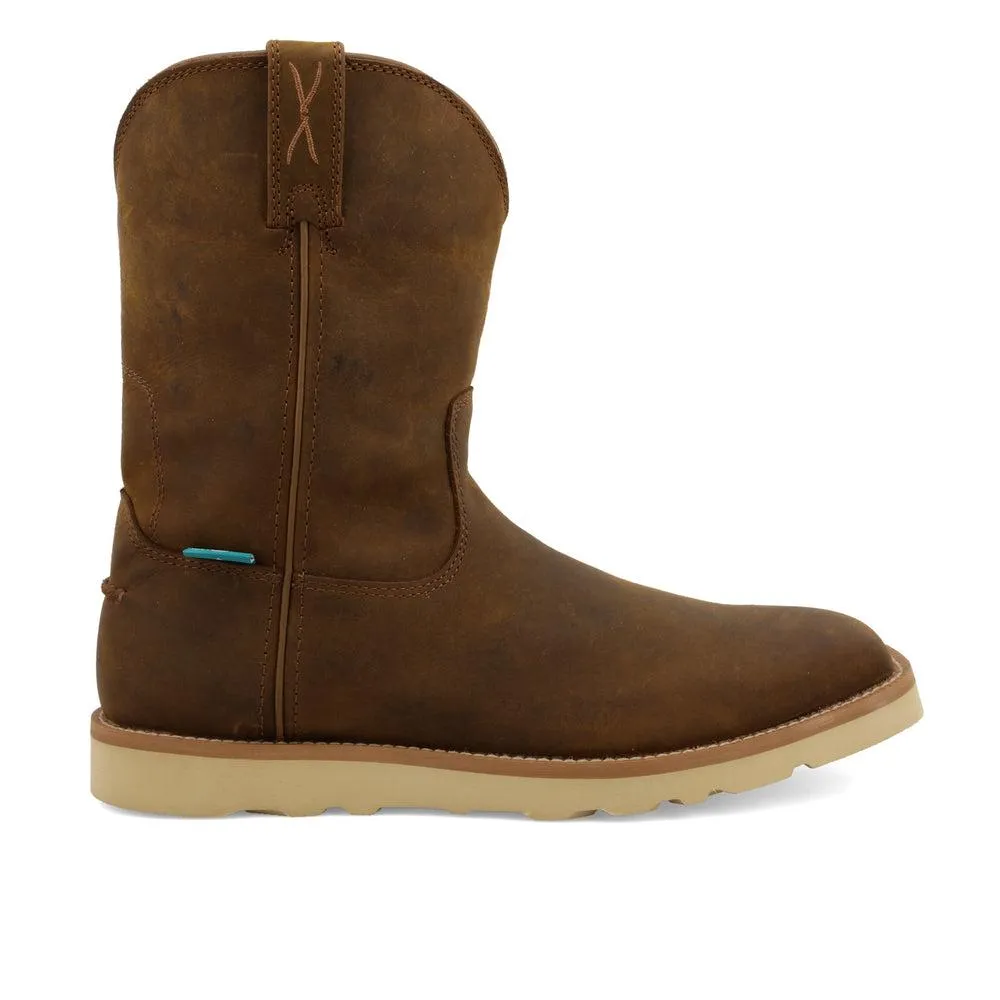 Twistedx Men's10" Work Pull On Wedge Sole Boot