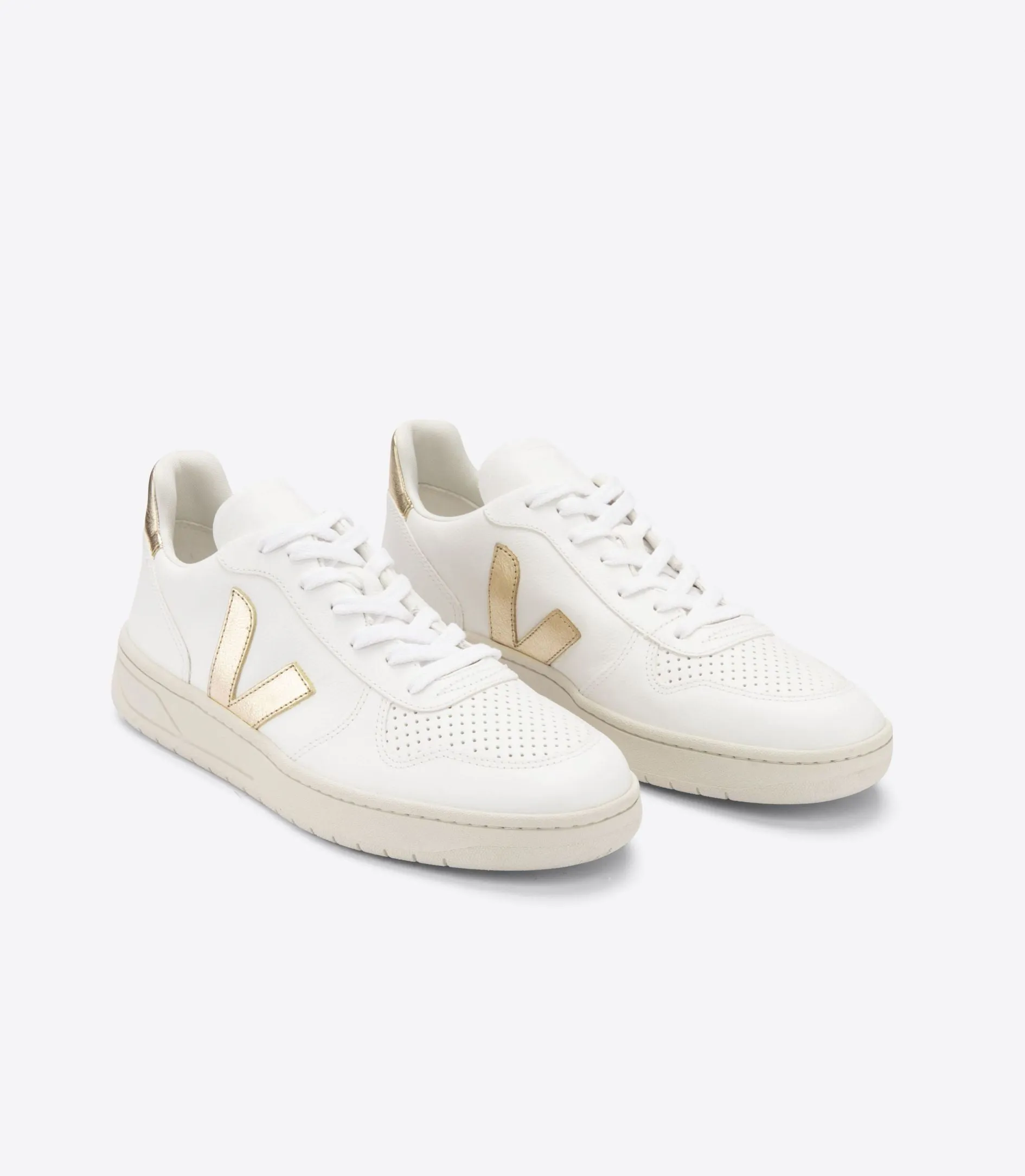 V10 CHROMEFREE LEATHER WHITE PLATINE