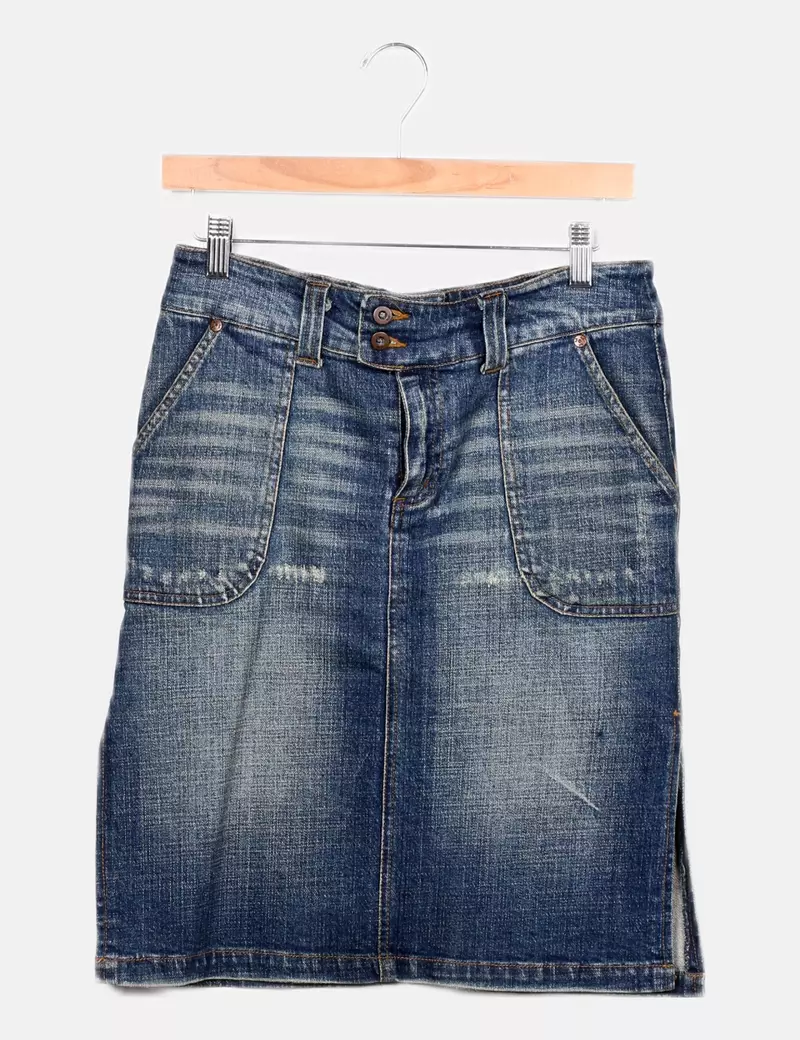 Vero Moda Falda denim tubo