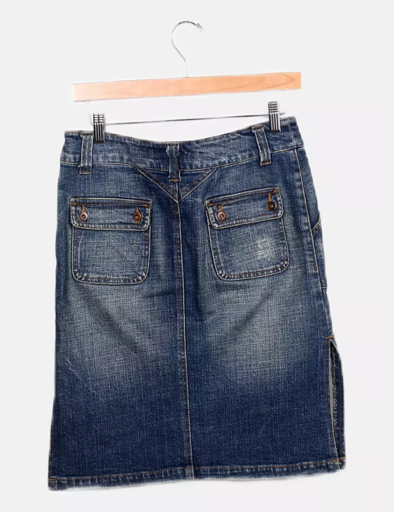 Vero Moda Falda denim tubo