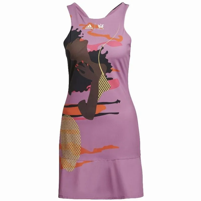 Vestido Adidas New York Morado Negro | Adidas