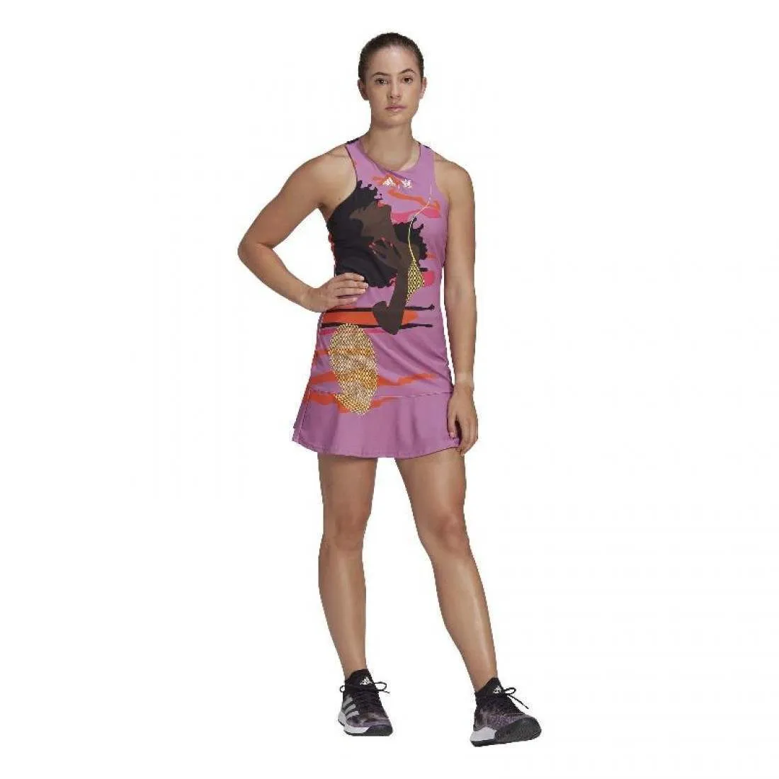 Vestido Adidas New York Morado Negro | Adidas