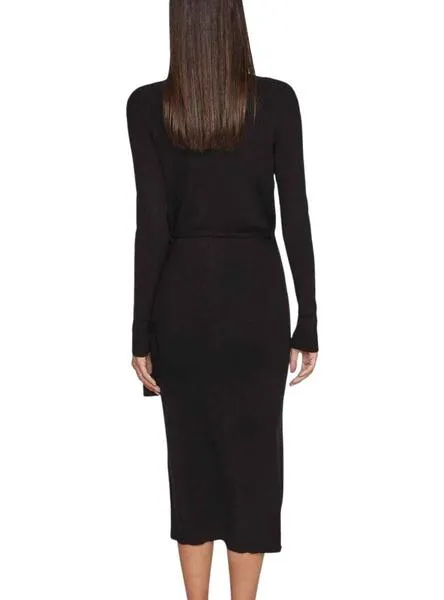 Vestido Vila Vicomfy Negro para Mujer