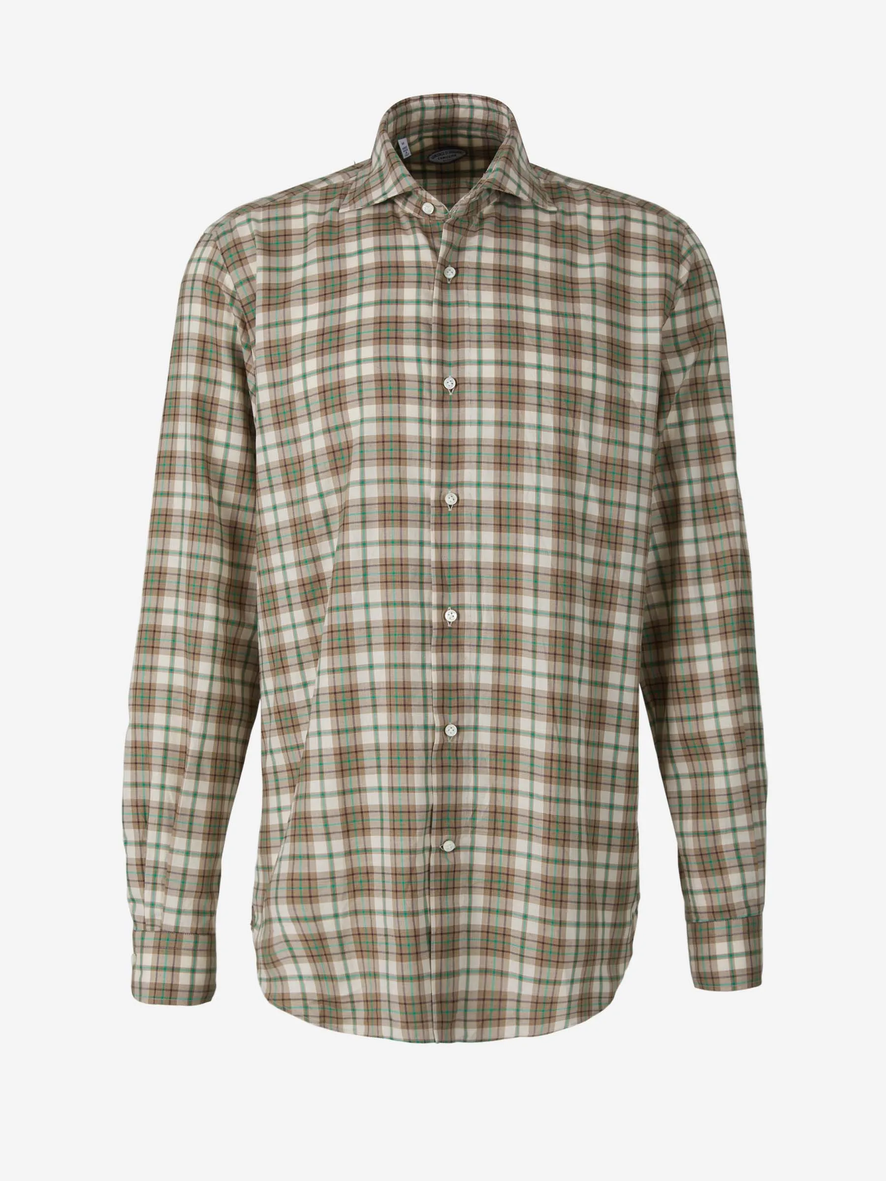 Vincenzo di Ruggiero Camisa Motivo Cuadros