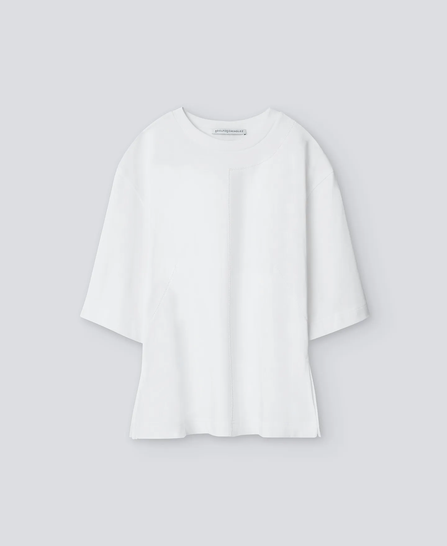 WHITE COTTON TSHIRT WOMAN