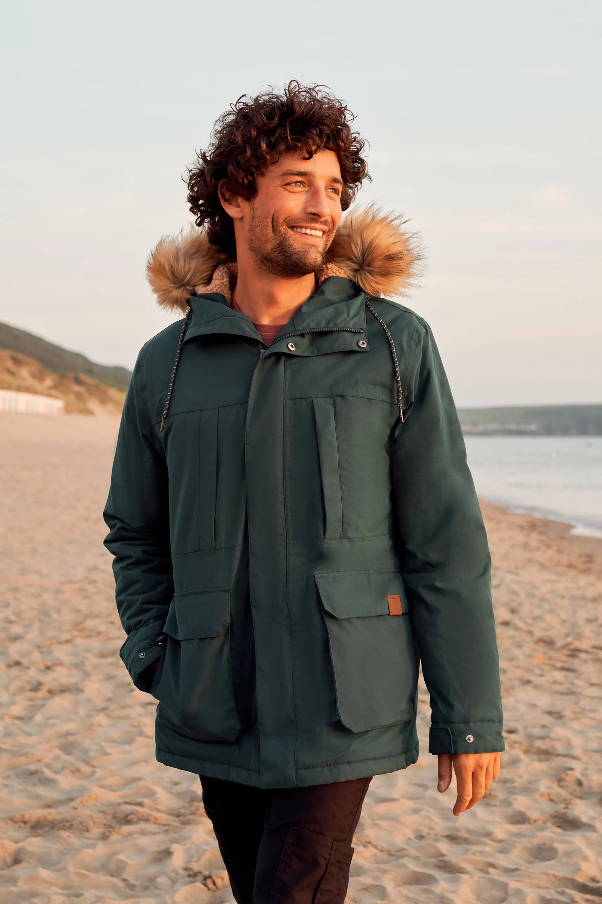 Whitstand chaqueta sherpa para hombre