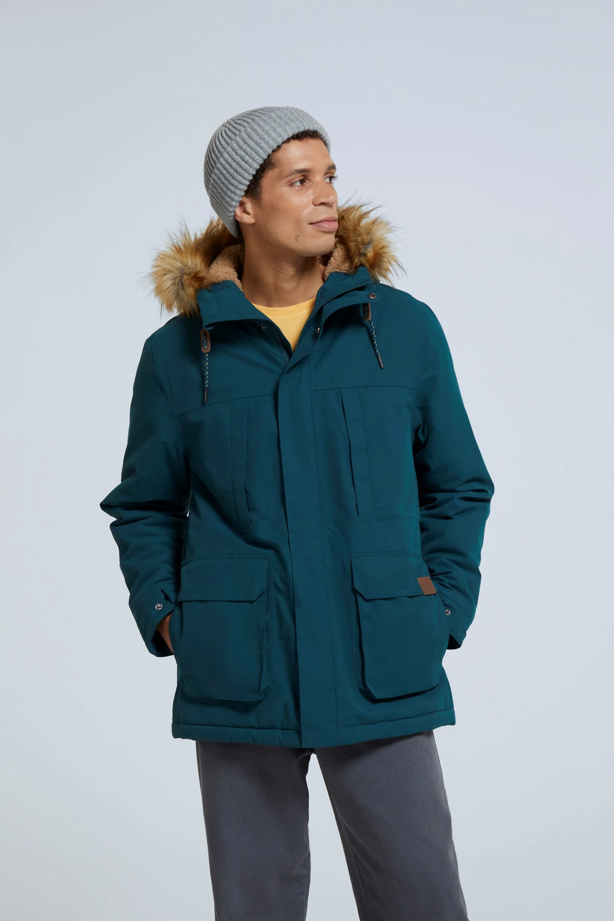 Whitstand chaqueta sherpa para hombre