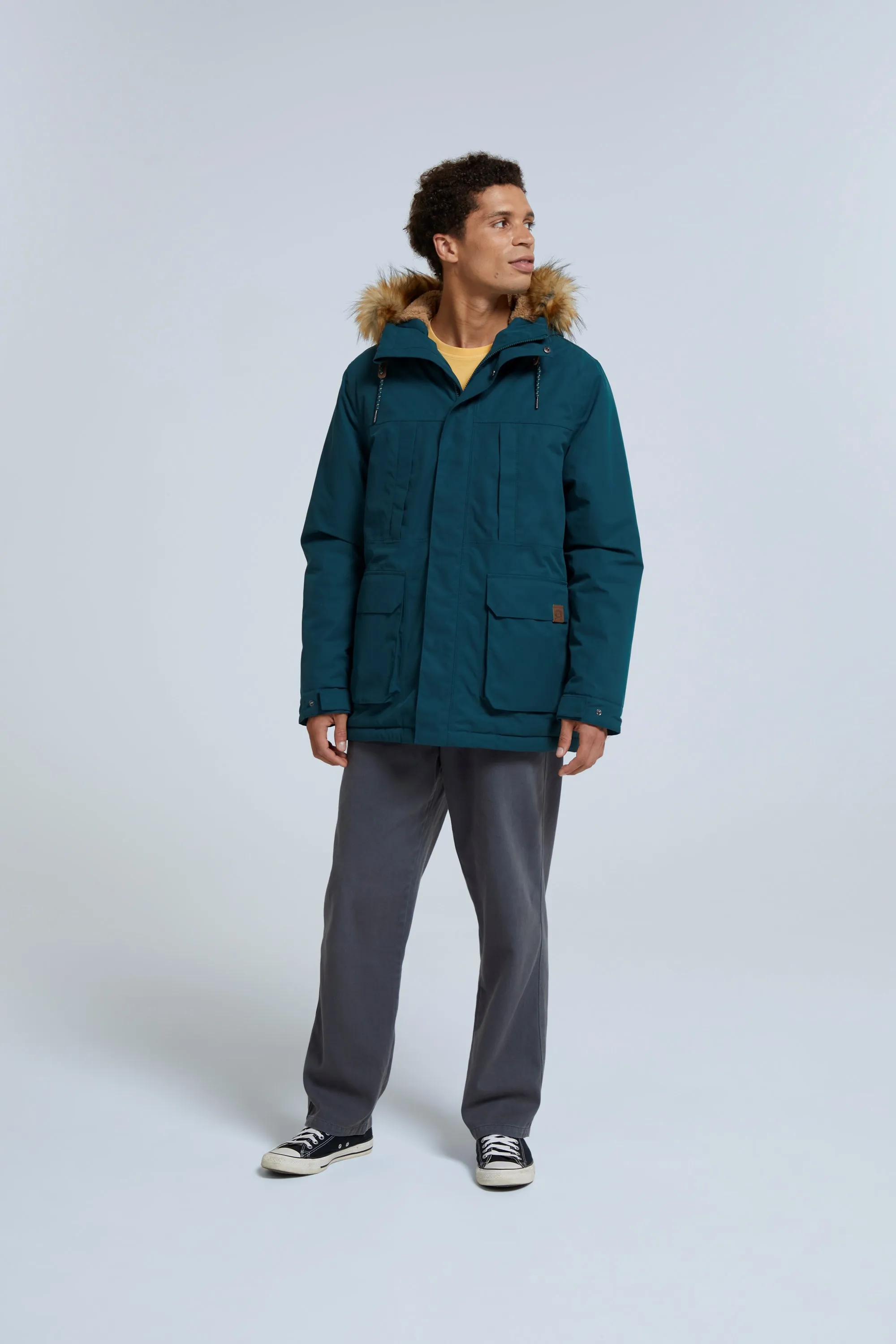 Whitstand chaqueta sherpa para hombre