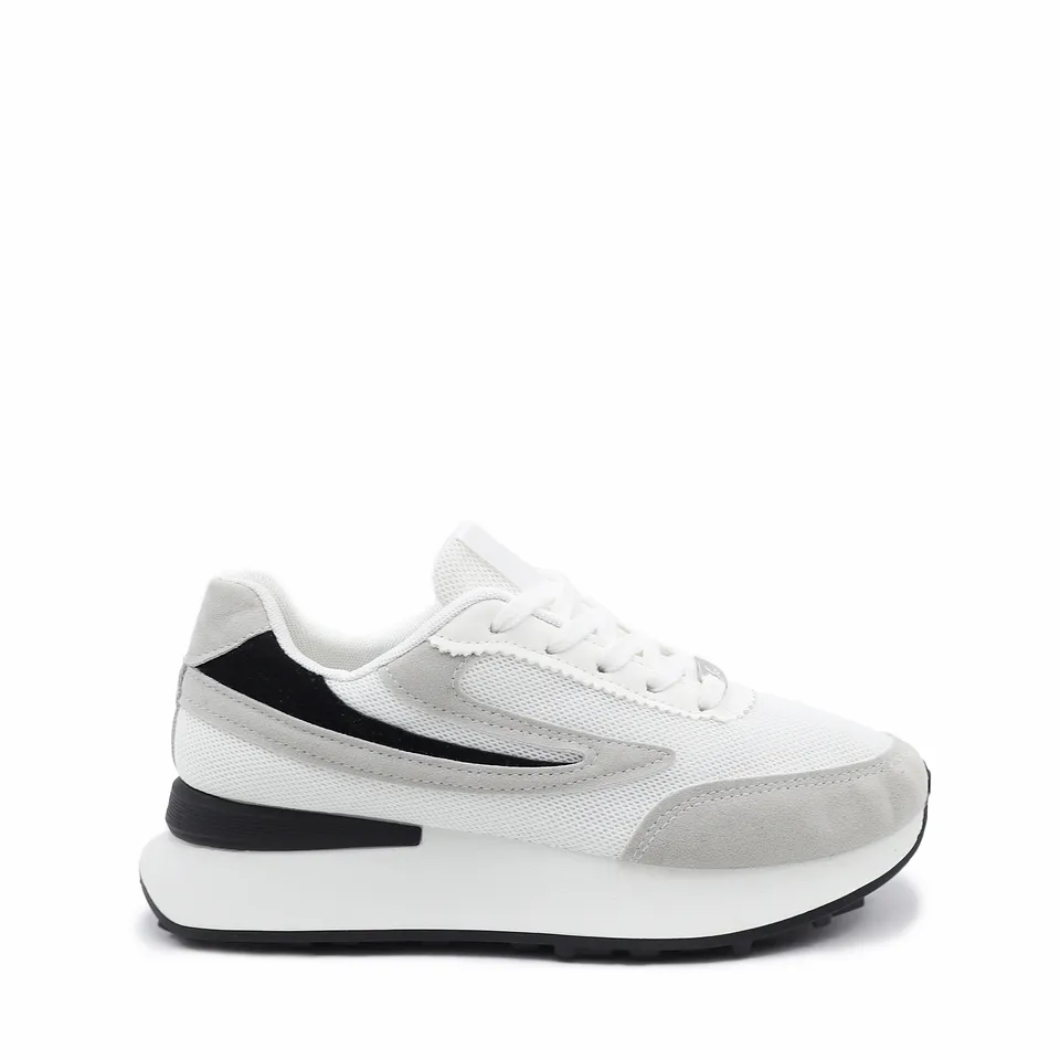 Zapatilla Balance 01 Blanca con Negro 