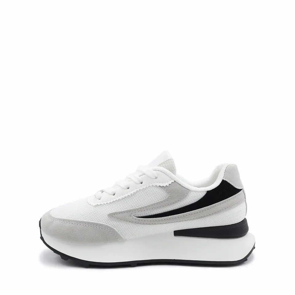 Zapatilla Balance 01 Blanca con Negro 