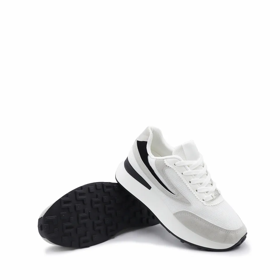 Zapatilla Balance 01 Blanca con Negro 