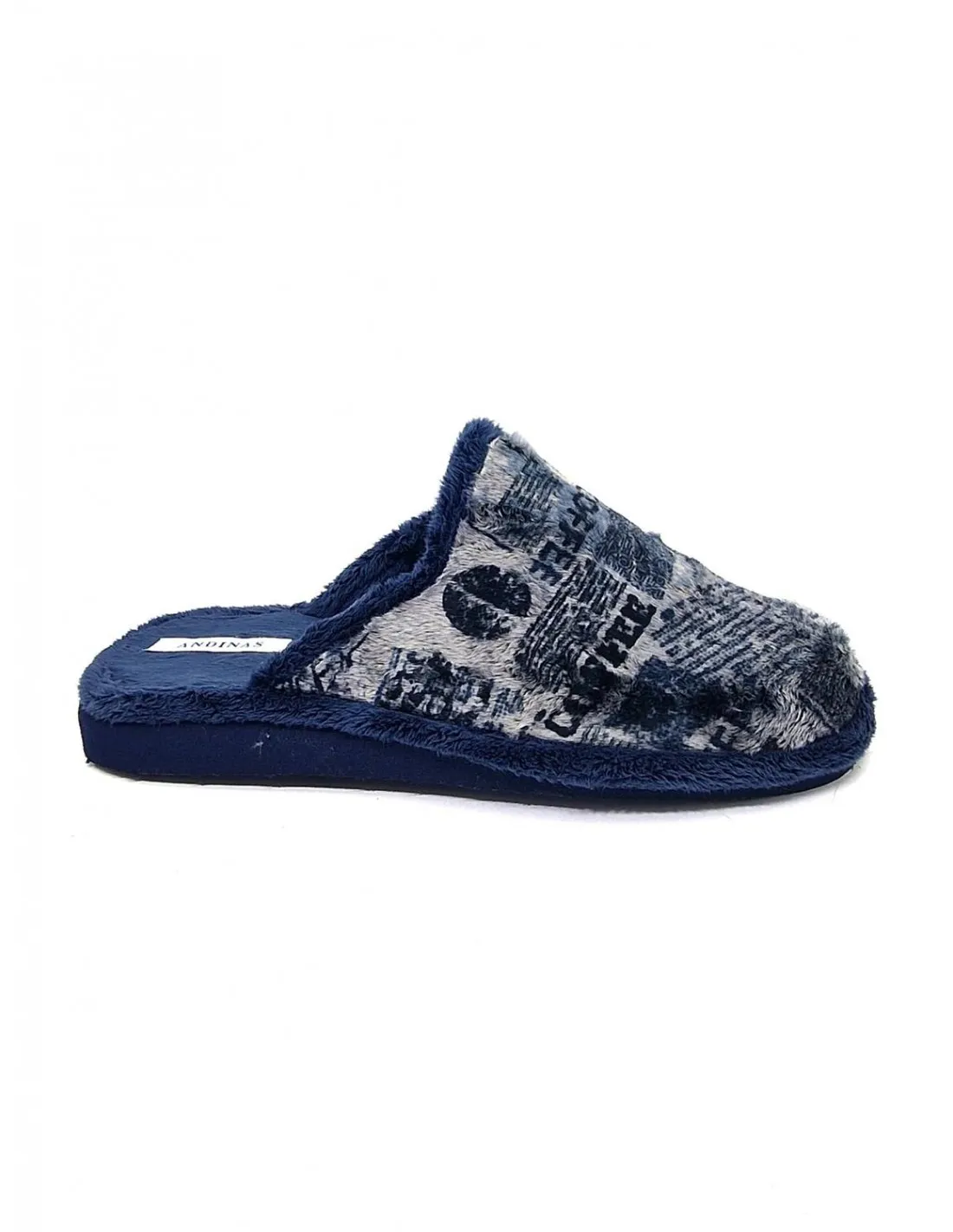 Zapatilla de hombre Andinas en azul marino 430