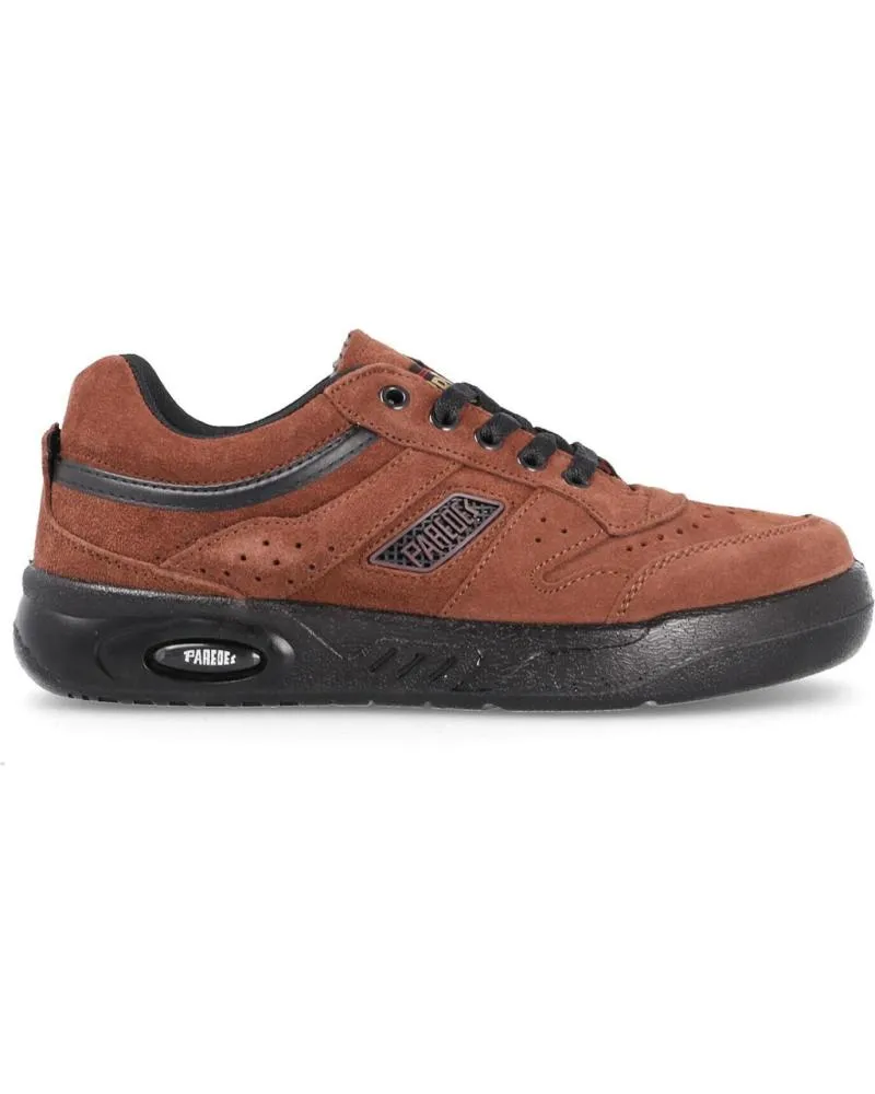 Zapatillas deporte PAREDES  de Mujer y Hombre ECOLOGICO SERRAJE  MARRON