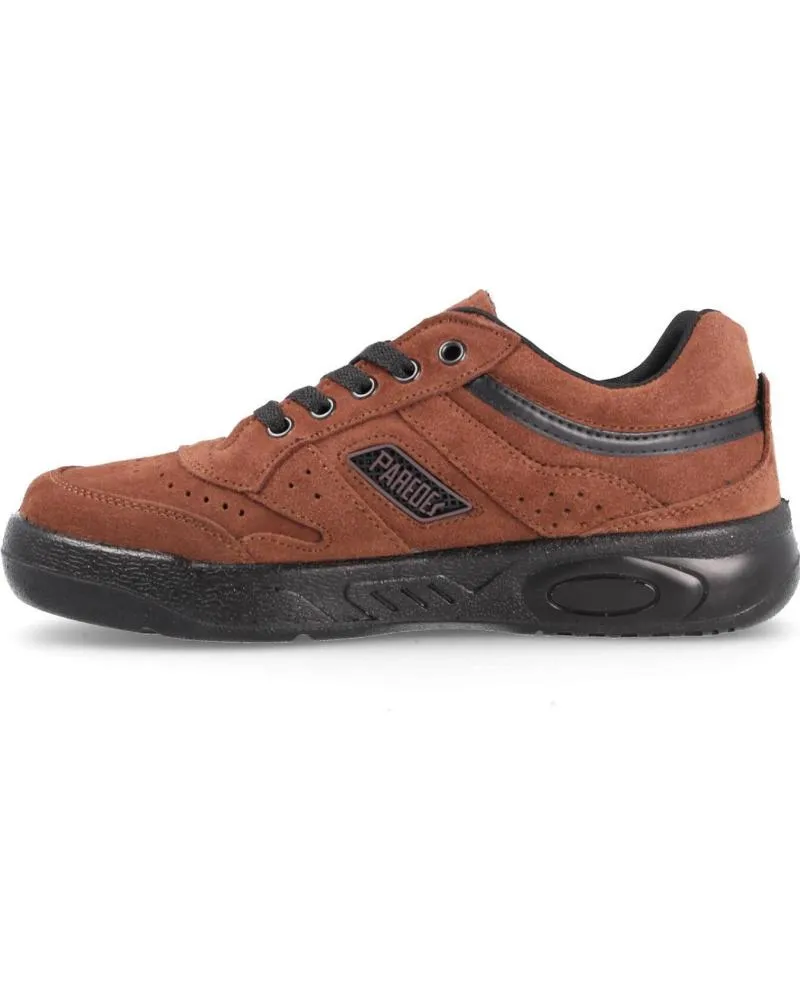 Zapatillas deporte PAREDES  de Mujer y Hombre ECOLOGICO SERRAJE  MARRON
