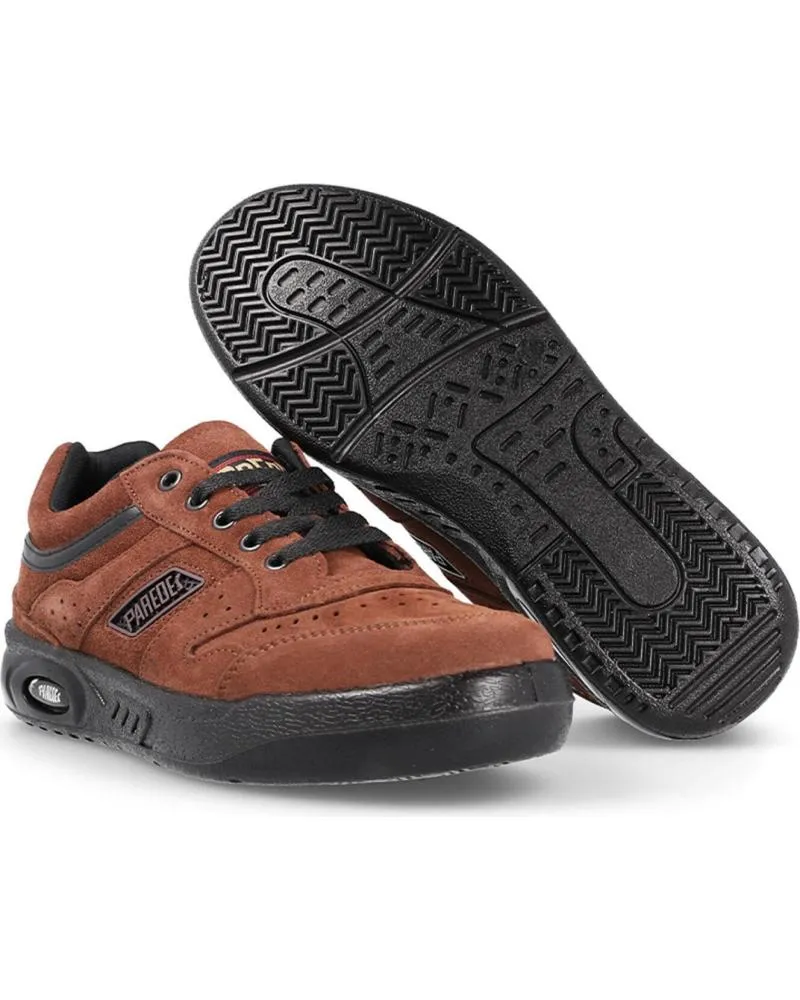 Zapatillas deporte PAREDES  de Mujer y Hombre ECOLOGICO SERRAJE  MARRON