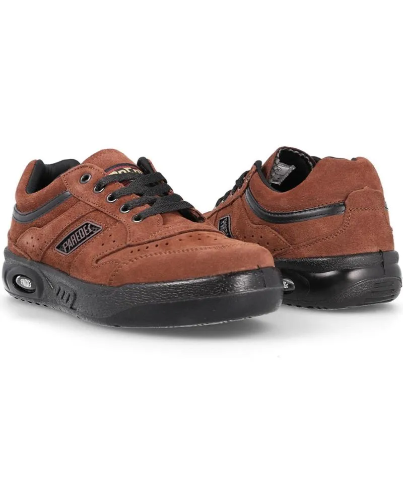 Zapatillas deporte PAREDES  de Mujer y Hombre ECOLOGICO SERRAJE  MARRON
