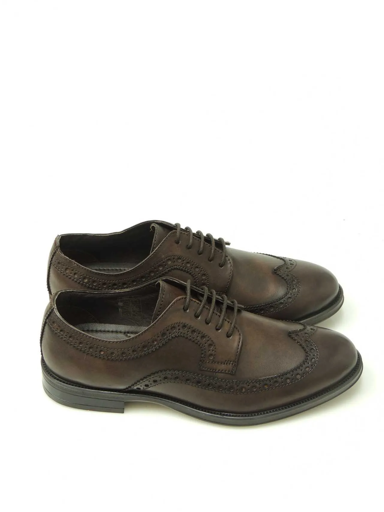 ZAPATOS BLUCHER T2IN V415 PIEL MARRON