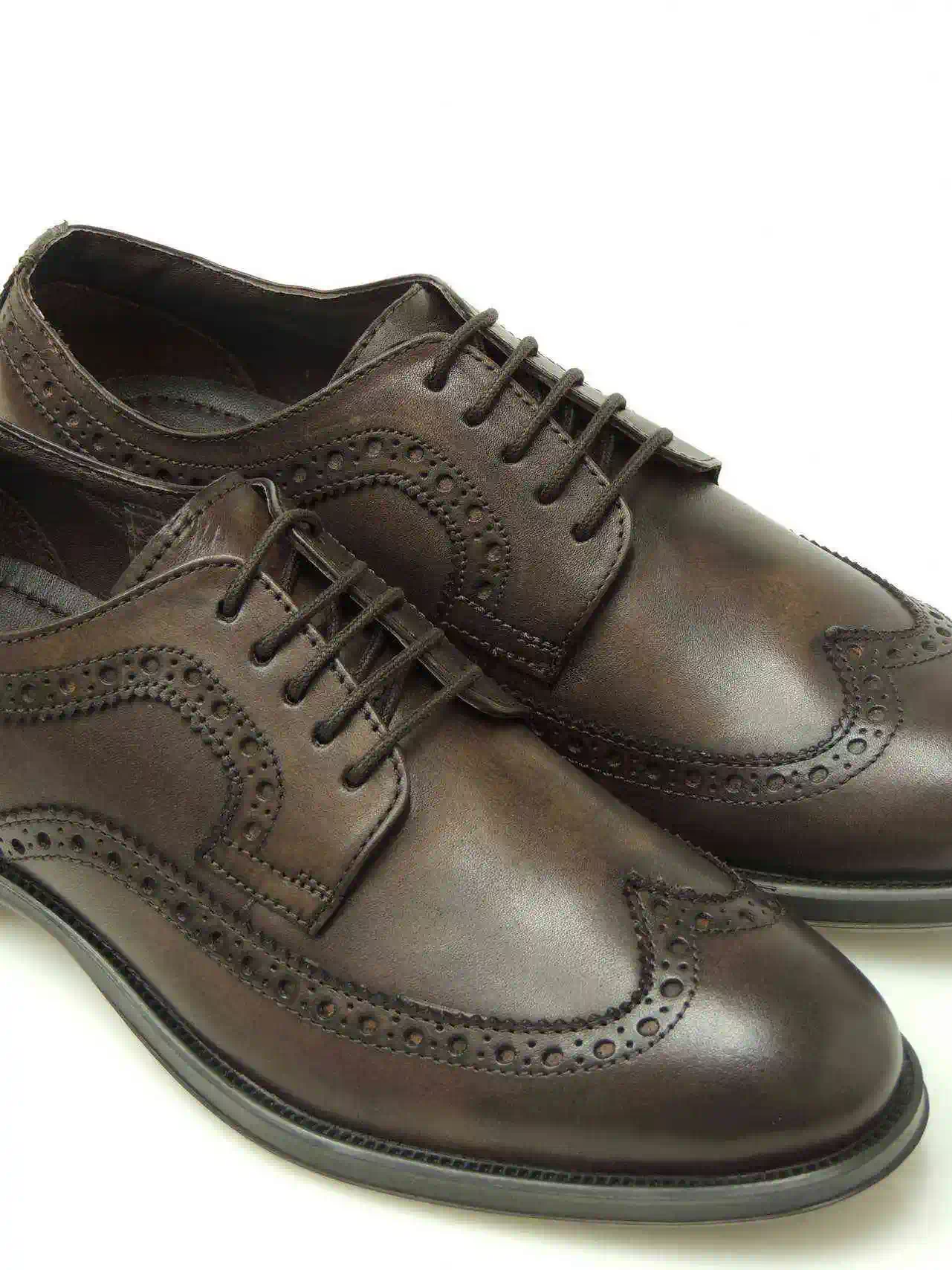 ZAPATOS BLUCHER T2IN V415 PIEL MARRON