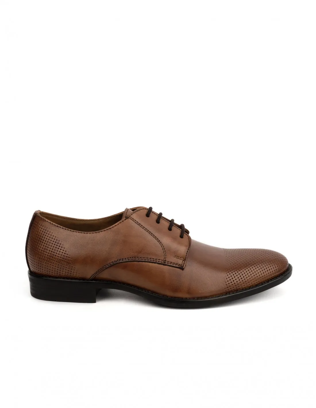 Zapatos Vestir Piel Cordones Marrones